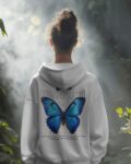 BUTTERFLY WHITE BACK 2