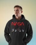 Male black NASA(white) hanging astronaut front2