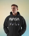 Male black NASA(white) hanging astronaut front2