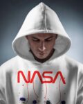 male white NASA(red) hanging astronaut side1