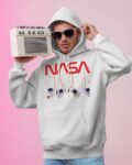 male white NASA(red) hanging astronaut side1