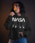 female black NASA(white) hanging astronaut front3