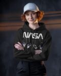 female black NASA(white) hanging astronaut front3