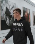 Male black NASA(white) hanging astronaut front2